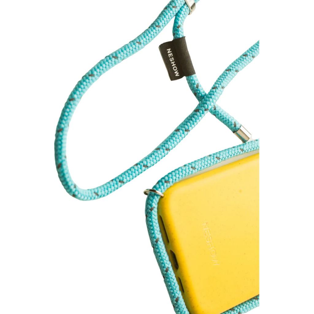 Yellow Case / Turquoise Reflective Rope