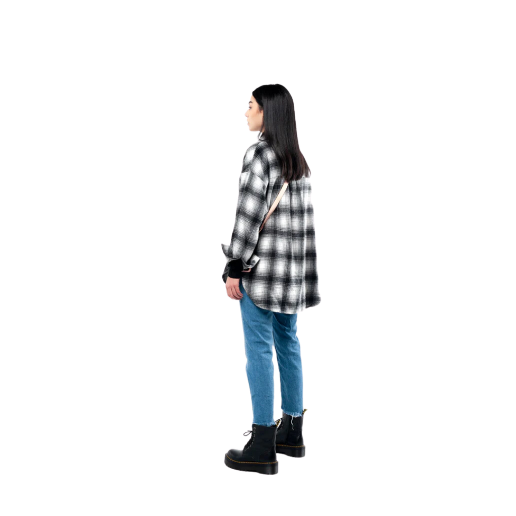 The Dusty black and white Madras Plaid Shirt