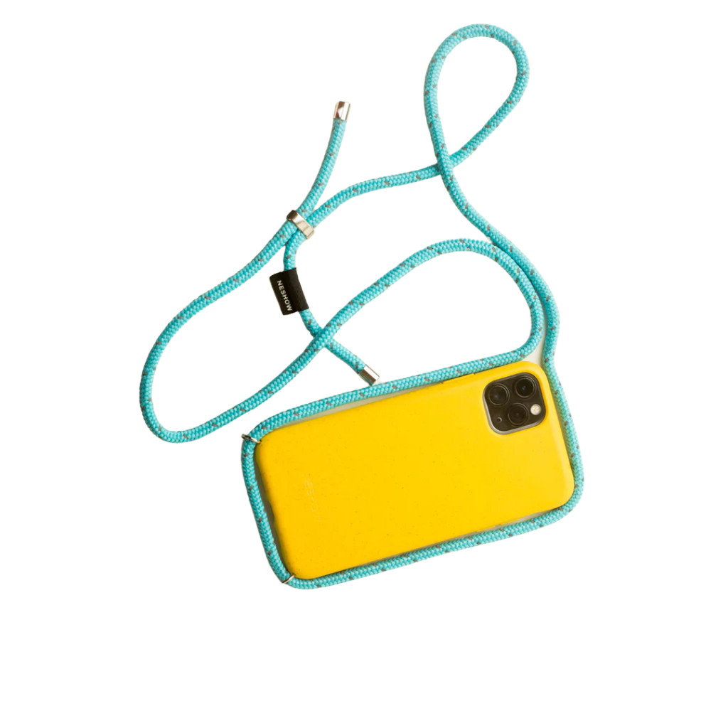 Yellow Case / Turquoise Reflective Rope