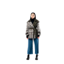 The Mixed Plaid Women Coat