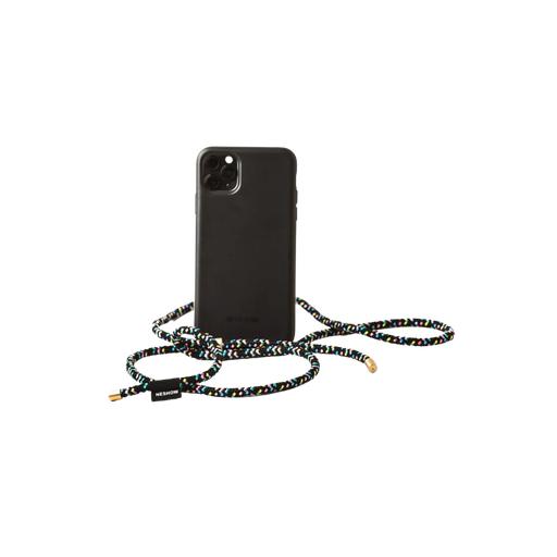 Black Case / Black + Pink Rope