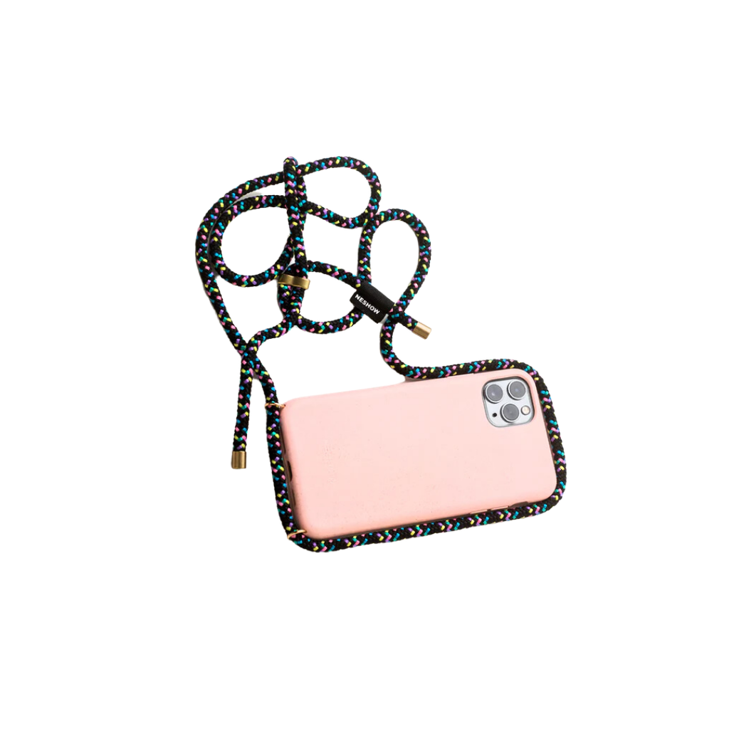 Pink Case / Black + Pink Rope