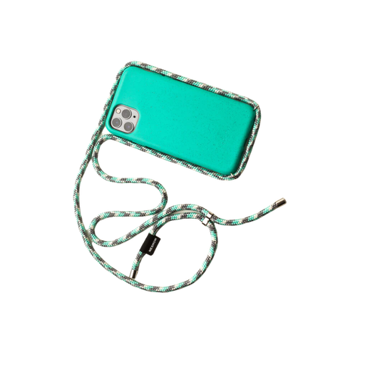 Turquoise Case / Turquoise + Silver Rope